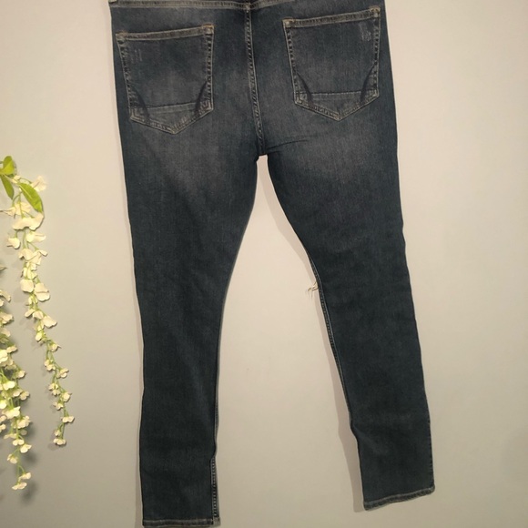 All Saints Men's Dark Blue Skinny Jeans - Picture 6 of 7